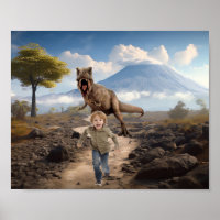 Fundo de Fotografia do Tyrannosaurus Dinosaur