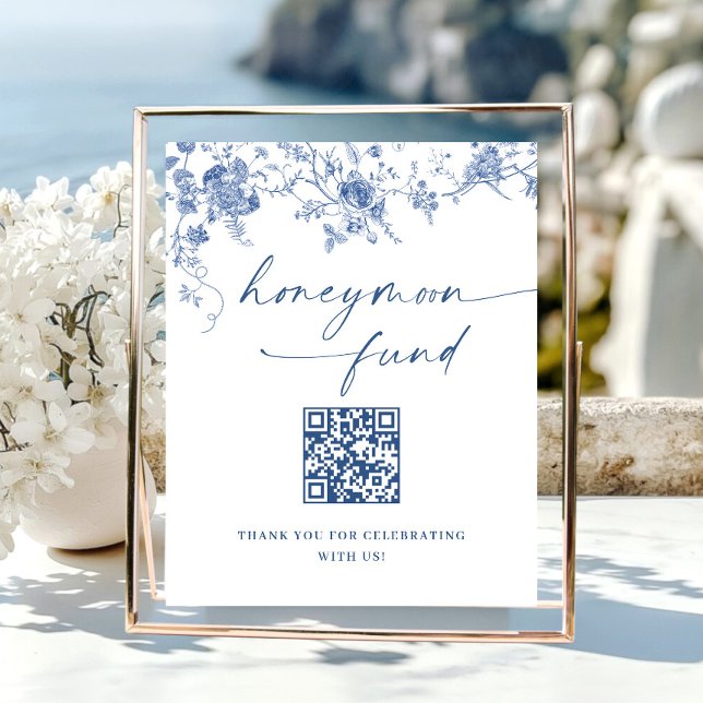 Poster Fundo de lua de mel do Jardim Vermelho Azul e Vito (Criador carregado)