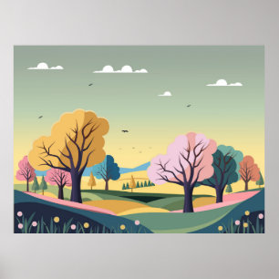 Poster Fundo de Natureza Bonita