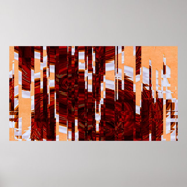 Poster fundo do abstrato com glittabstr (Frente)