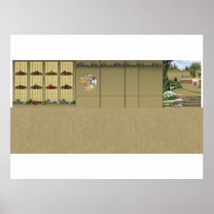 Poster fundo do diorama Rubicon 3