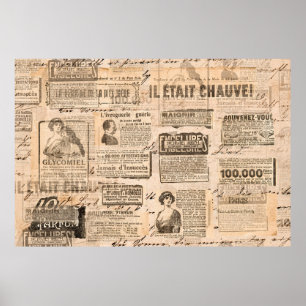 Poster Fundo do estilo de vintage criativo. Textura de pa