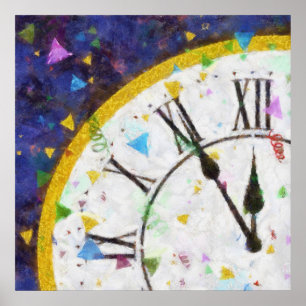 Poster Fundo do feliz ano novo