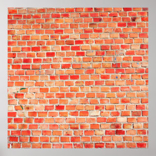 Poster Fundo do tijolo ou tijolo texturebrick, design, in