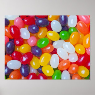 Poster Fundo dos Jellybeans - feijões de geléia da pás