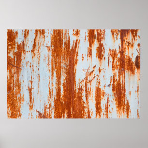 Poster fundo e textura de parede de aço enferrujado grung
