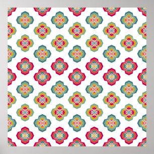 Poster Fundo Floral sem abstrato, textura superficial