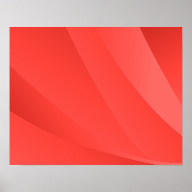 Poster Fundo Geométrico Elegante Red Abstrato | (Frente)