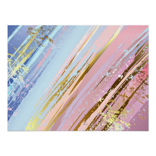 Pôster Fundo Rosa Texturizado (Frente)