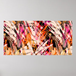 Poster Fundo sem costura da coleção de aquarelas, pintura