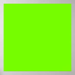 Poster fundo verde fluorescente