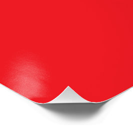 Pôster Fundo Vermelho Sólido