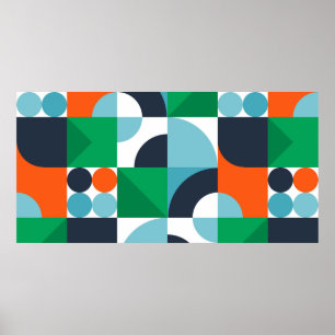 Poster Fundo Vintage abstrato