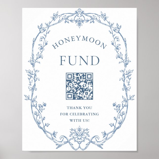 Poster Fundo Vitoriano de Lua Azul de Dusty, Ornamentado (Frente)