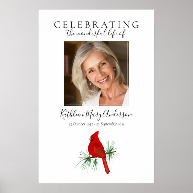 Poster Funeral do Cardinal (Frente)