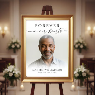 Poster Funeral Para Sempre Em Nossos Corações Foto Modern
