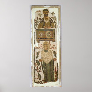 Pôster Funeral stele of a banker and his daughter