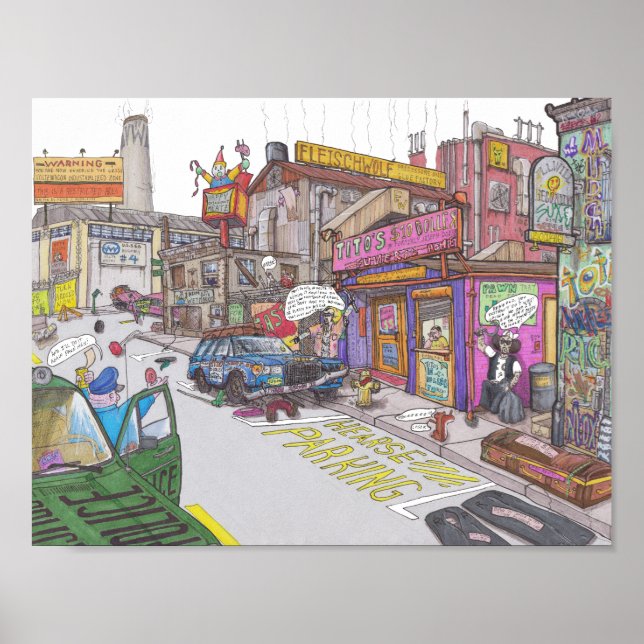 Poster Funerária do Tito por $10 (Frente)