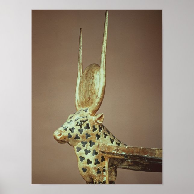 Pôster Funerary bedhead in the form of the sacred cow (Frente)