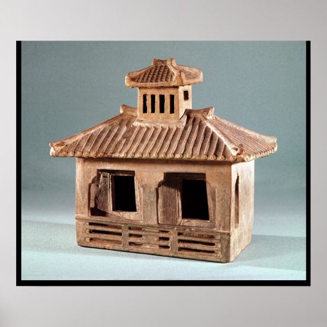 Pôster Funerary model of a house, Han Dynasty (Frente)