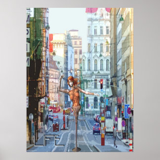 Poster Funky City Life