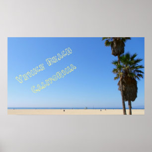 Poster Funky da praia de Veneza!