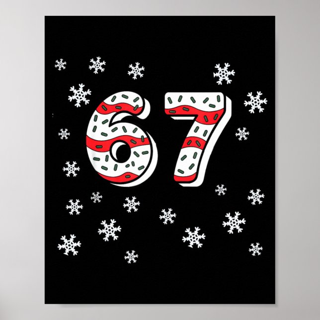 Poster Funny 67 Christmas Cakes 67 Funny Kid 67 Christmas (Frente)
