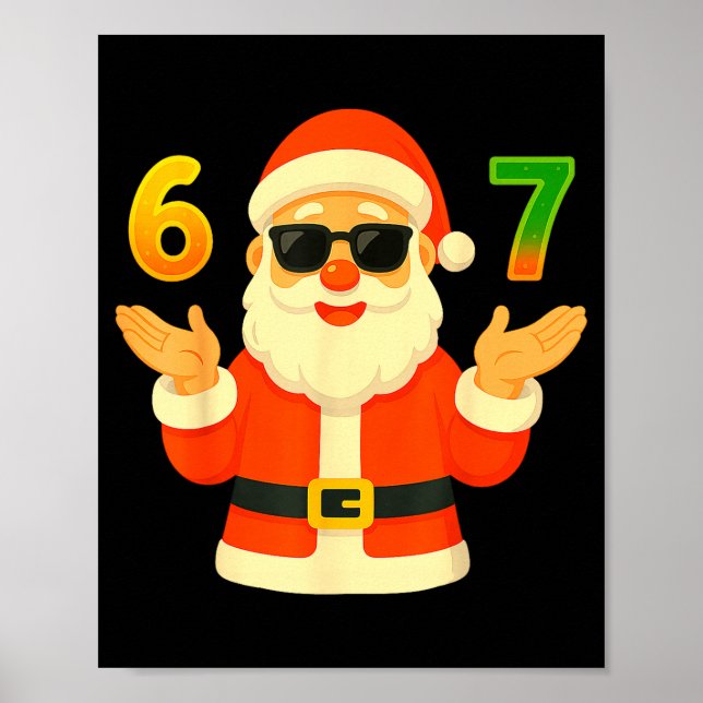 Poster Funny 67 Christmas Design For Jolly Meme Fans  (Frente)