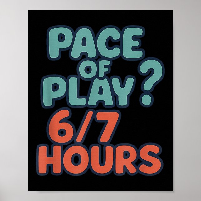 Poster Funny 67 Golf Sayings 67 Six Seven 6 7 Meme Custom (Frente)