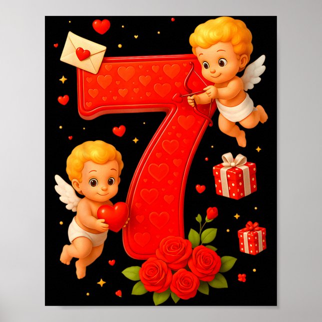 Poster Funny 67 Meme Six Seven Matching Couples Valentine (Frente)