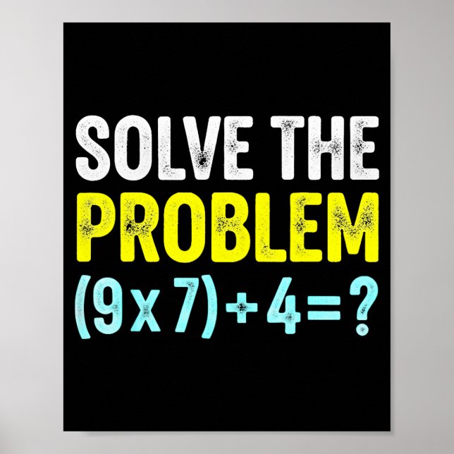 Poster Funny 67 Meme Six Seven Math Teacher Brain-rot Jok (Frente)