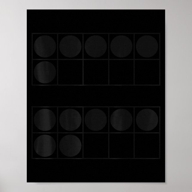 Poster Funny 6 7 Number Teachers Students Six Seven Meme  (Frente)