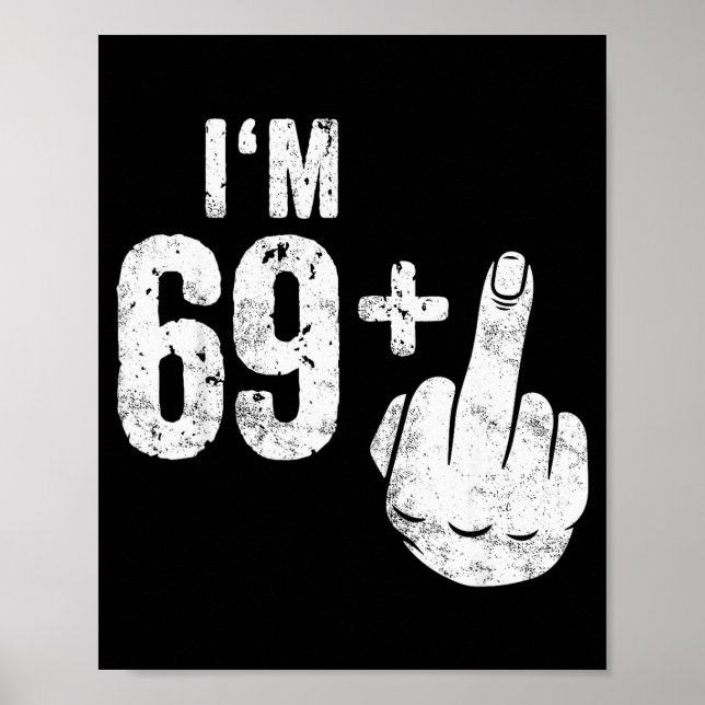 Poster Funny 70th Birthday  (Frente)