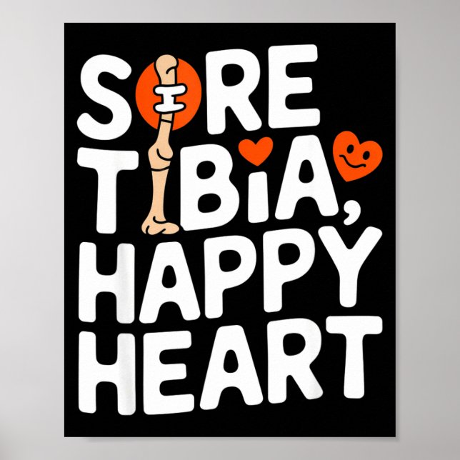 Poster Funny Anatomy Going Tibia Okay Broken Leg Gift For (Frente)