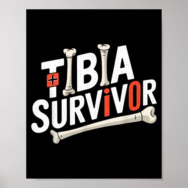 Poster Funny Anatomy Going Tibia Okay Broken Leg Gift For (Frente)