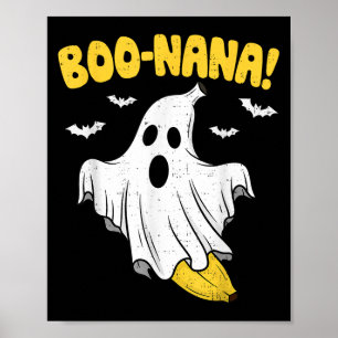 Poster Funny Banana Ghost Boo Pun Halloween Costume Men W