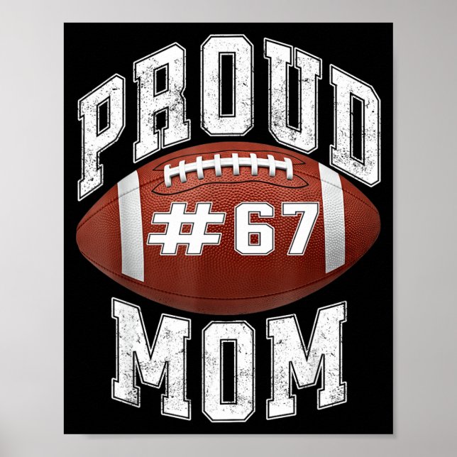Poster Funny Basketball Mom 67 Meme Proud Mama Design  (Frente)