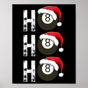 Poster Funny Billiard Billiard Para A Liga Dos Jogadores 