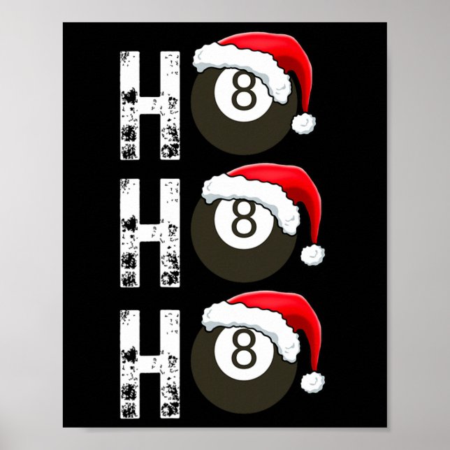 Poster Funny Billiard Billiard Para A Liga Dos Jogadores  (Frente)