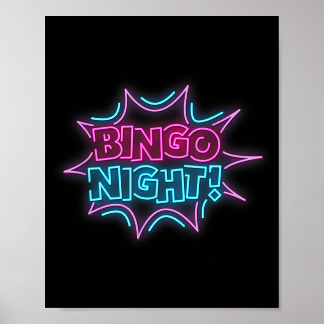 Poster Funny Bingo King - Bingo Night  (Frente)