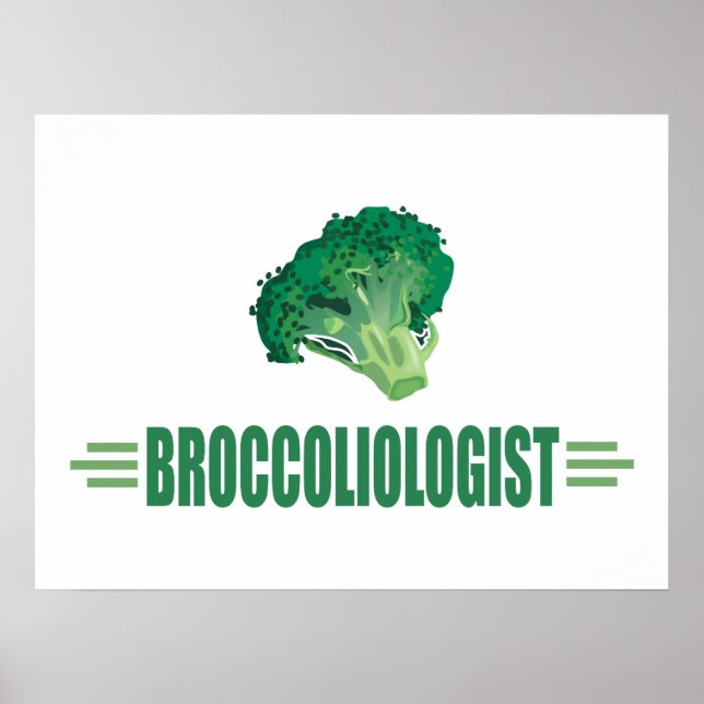 Pôster Funny Broccoli (Frente)