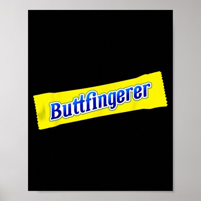 Poster Funny Buttfingerer Inappropriate Offensive Adult D (Frente)