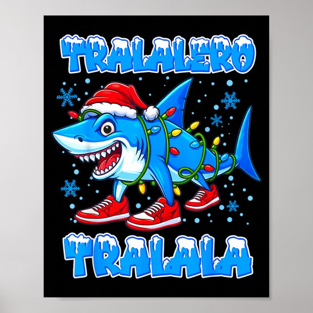 Poster Funny Christmas Italian Brain Rot For Men Women Bo (Frente)