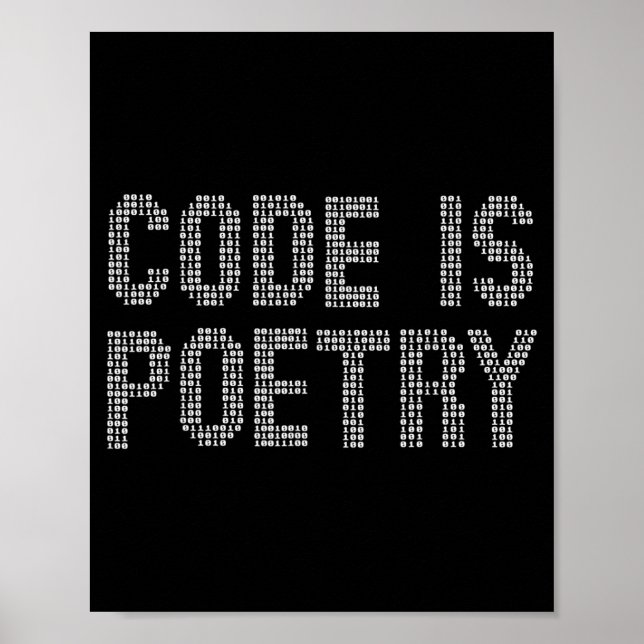 Poster Funny Code Is Etry Saying Quote Programer Gift  (Frente)