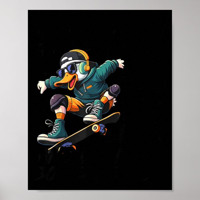 Poster Funny Duck Graphic Tees Men Women Teens Funny Quot (Frente)