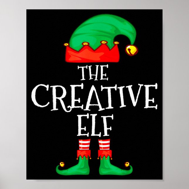 Poster Funny Elf Family Christmas Creative Elf Sweater Me (Frente)