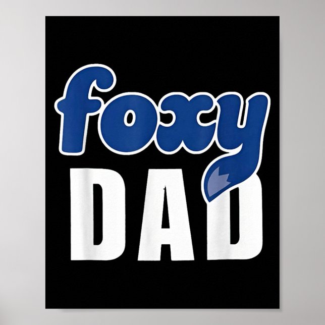 Poster Funny Foxy Dad  (Frente)