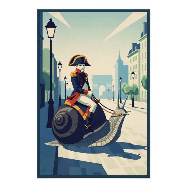 Pôster Funny French (Frente)