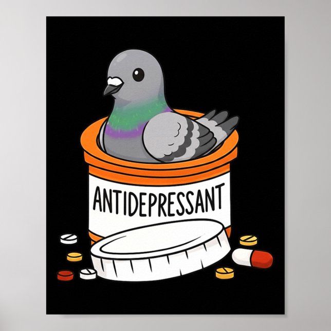 Poster Funny Geon Anti Depressant Zoo Boys Girls Premium  (Frente)