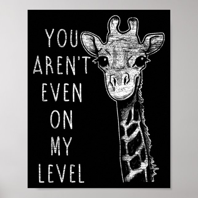Poster Funny Giraffe  (Frente)
